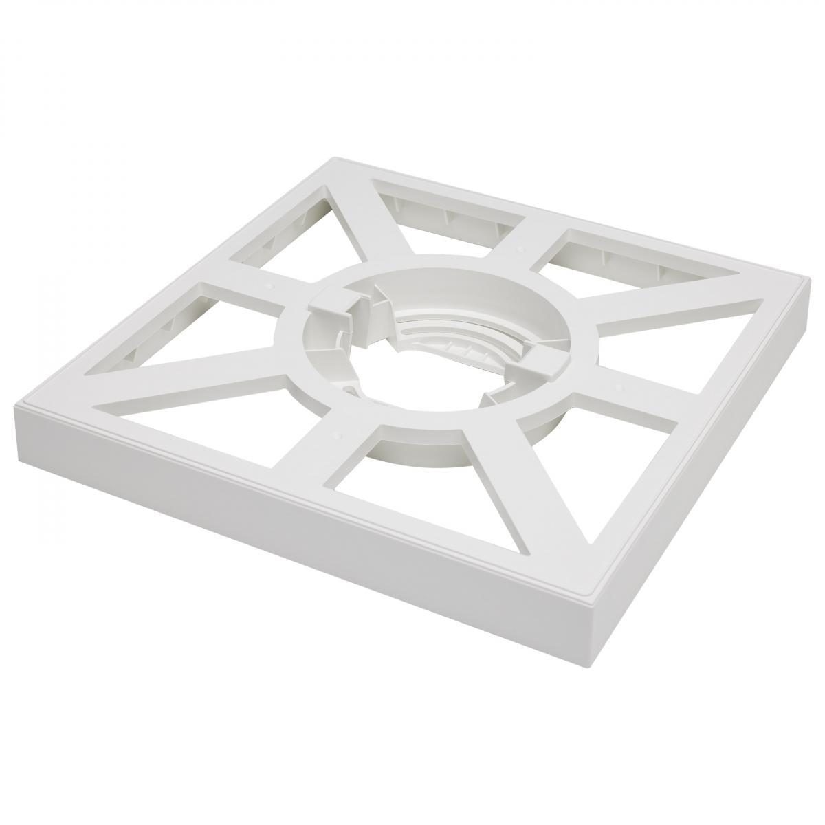Satco 25-1724 Blink Pro - Square Collar 9 Inch White Finish