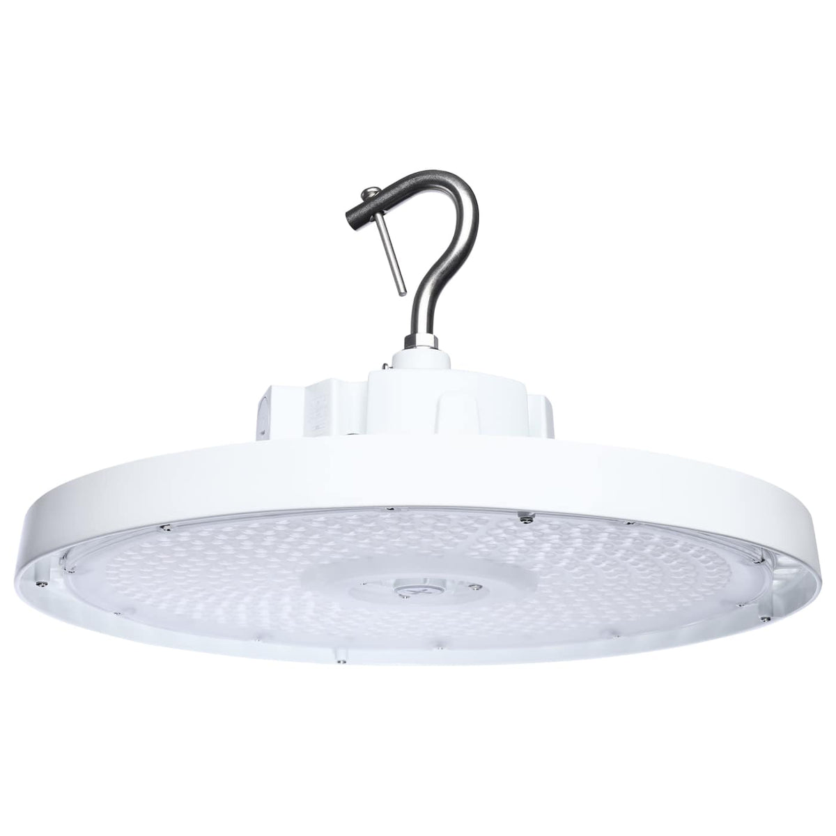 Satco 65-1522 120/100/80 Wattage Selectable LED UFO High Bay 3K/4K/5K CCT Selectable 60/80/100 Beam Angle Selectable White Finish 120-347 Volt