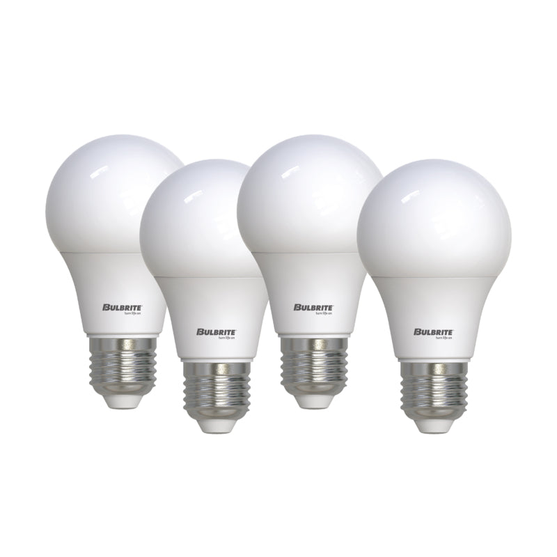 Bulbrite 774254 LED9A19/PF60W/930/D/2/4P 9W A19 E26 120V 3000K - 4 PACK