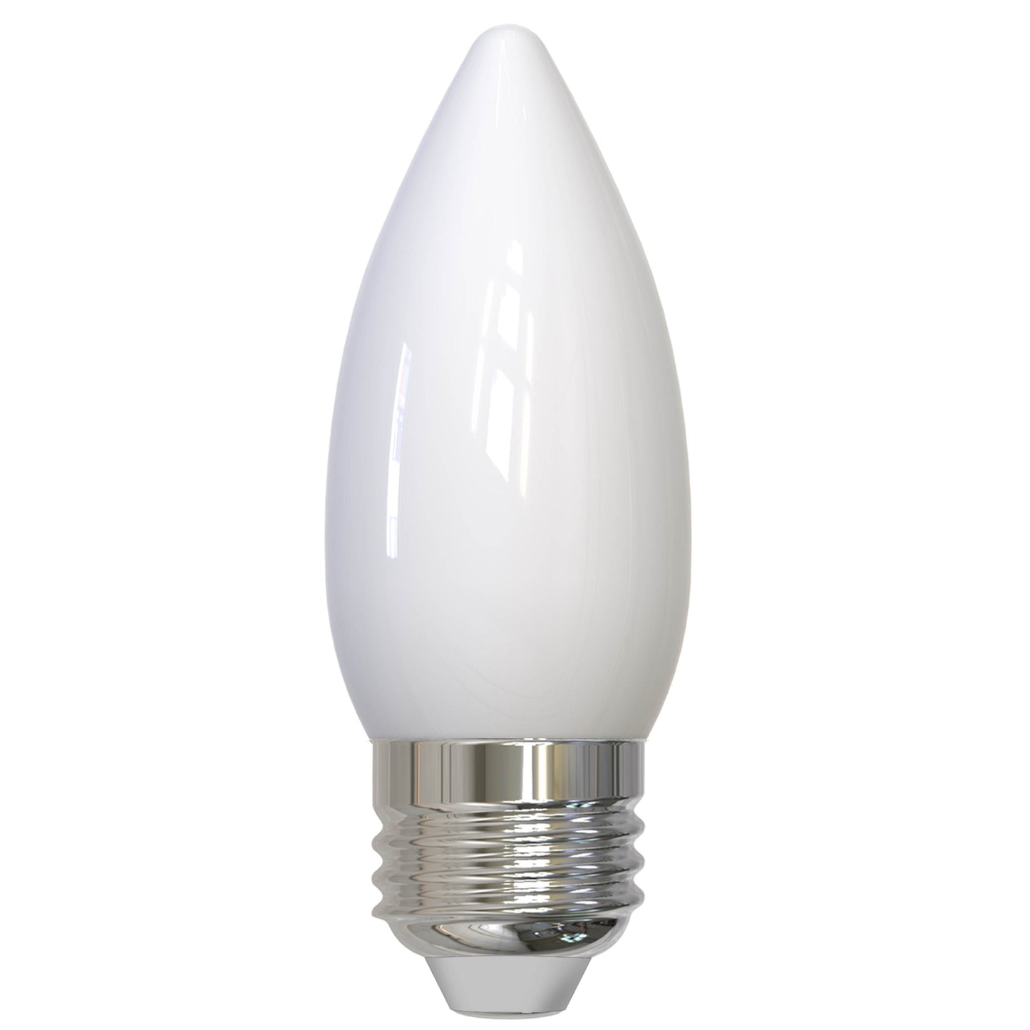Bulbrite 776736 LED5B11/30K/FIL/M/E26/3 5.5W LED B11 3000K FILAMENT E26 MILKY FULLY COMPATIBLE DIMMING