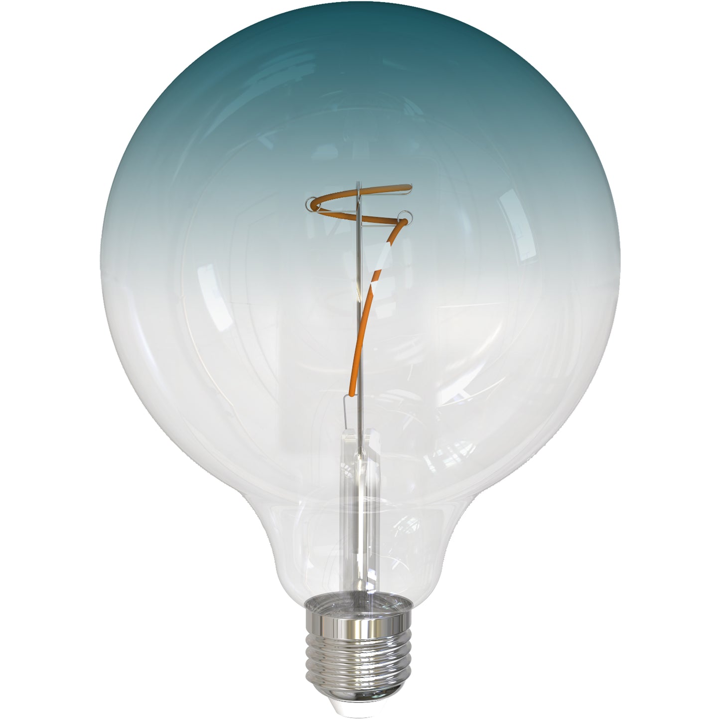 Bulbrite 776998 LED4G40/30K/FIL/GRAD/BLU 4W G40 E26 120V 3000K BLUE Dimmable