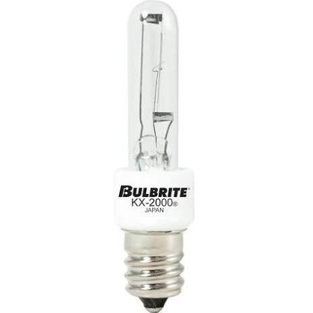 Bulbrite 473060 KX60CL/E12 60 Watt 120 E12 Base T3 Clear Krypton Halogen