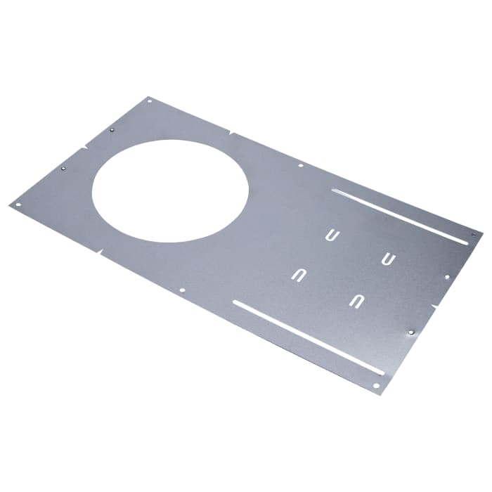 Satco 80-865 DL NC PLATE 4" RD FLAT ASYM 4-Inch Asymmetric New Construction Recessed Downlight Mounting Plate Flat