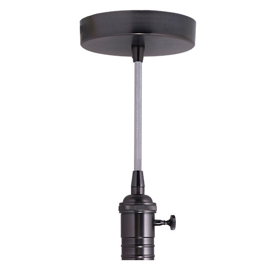 Bulbrite 810082 PEND/HW/VINTAGE/GM-SILV N/AW 120V PENDANT E26 N/A