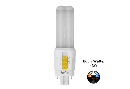 Replacement for Halco 81161 PL6H/835/HYB/LED LED PLUG-IN HORIZONTAL 6W 3500K NON DIMMABLE HYBRID GX23 PROLED - NOW 82846