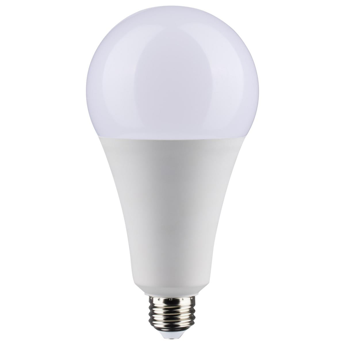 Satco S11480 Ultra Bright Utility Lamp 36 Watt PS30 LED Dimmable White Finish Medium Base 2700K 120 Volt High Lumen
