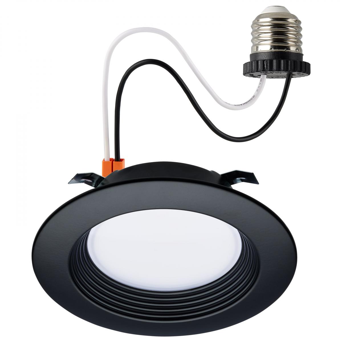 Satco S11834R1 6.7 Watt LED Downlight Retrofit 4 Inch CCT Selectable 120 Volts Bronze Finish