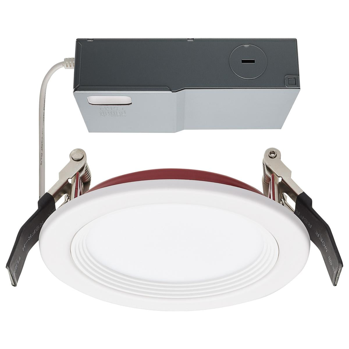 Satco S11867 13 Watt LED Fire Rated 6 Inch Direct Wire Downlight Round Shape White Finish CCT Selectable 120 Volts Dimmable Remote Driver