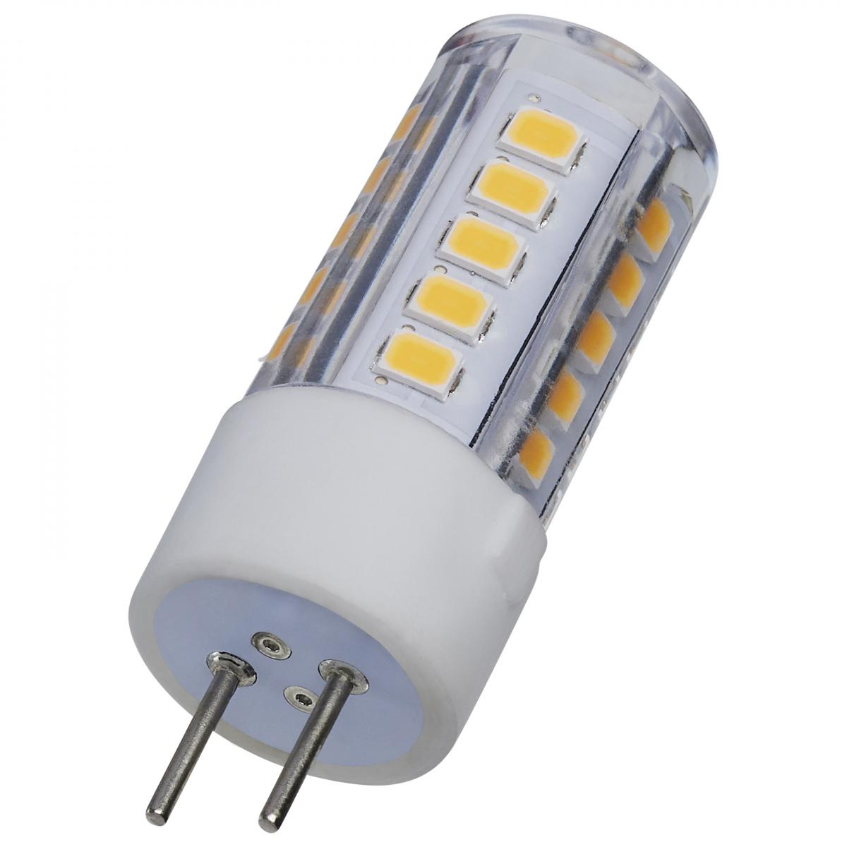 Satco S12125 4.5 Watt Mini LED GY6.35 Base 5000K Clear Finish 12 Volt