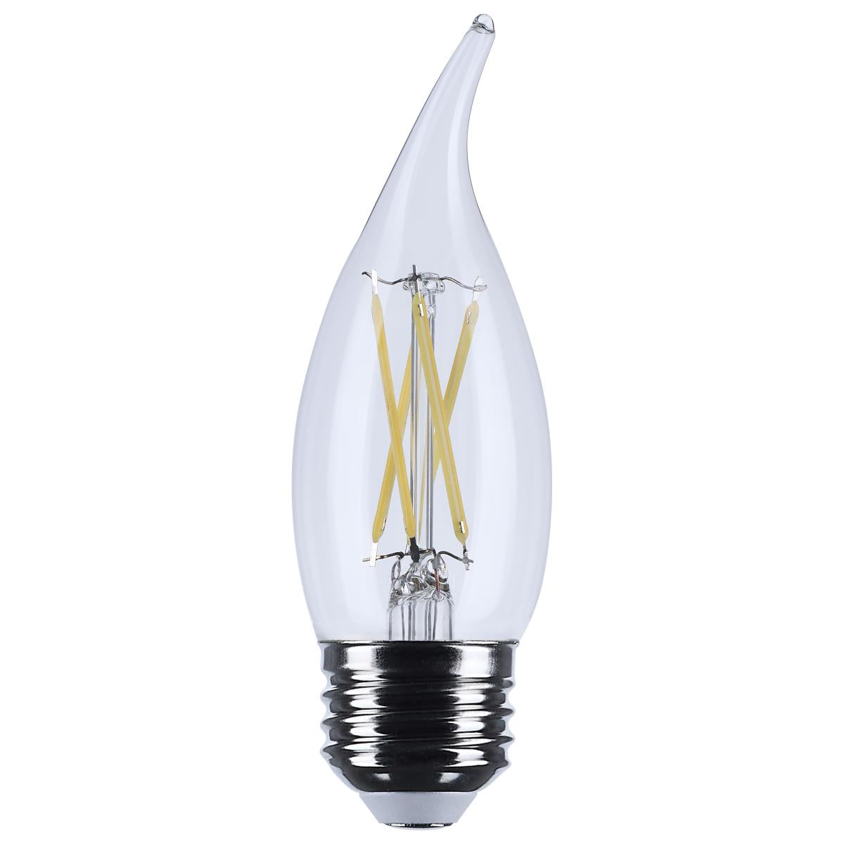 Satco S12512 5.5CA10/LED/930/CL/120V/E26 5.5W CA10 3000K E26 LED