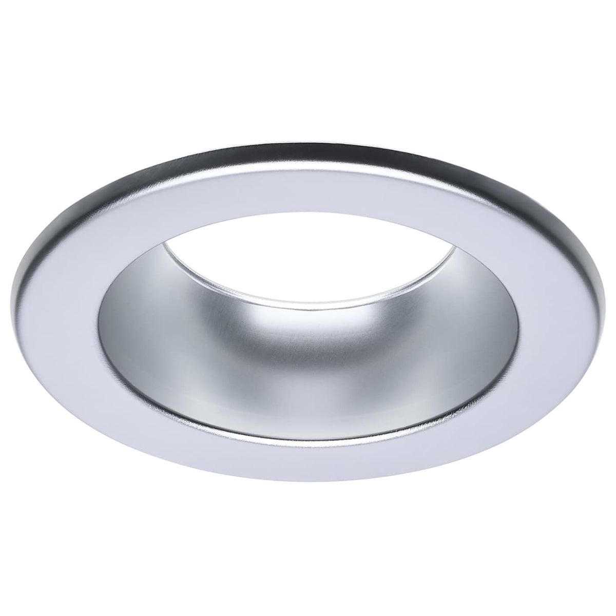Satco S13521 Performer Series Commercial LED Downlight Trim 4 Inch Round Matte Clear Finish Compatible with Performer Series S13510