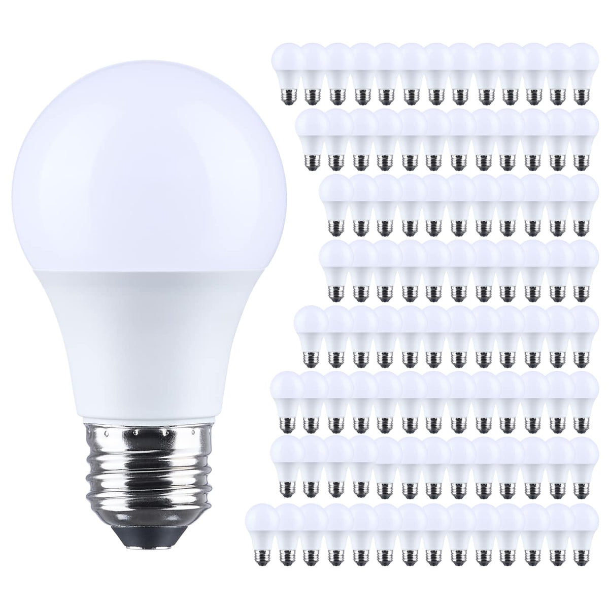 Satco S14311 8.5 Watt LED A19 2700K CCT Medium Base Plastic 120 Volt 100-Pack