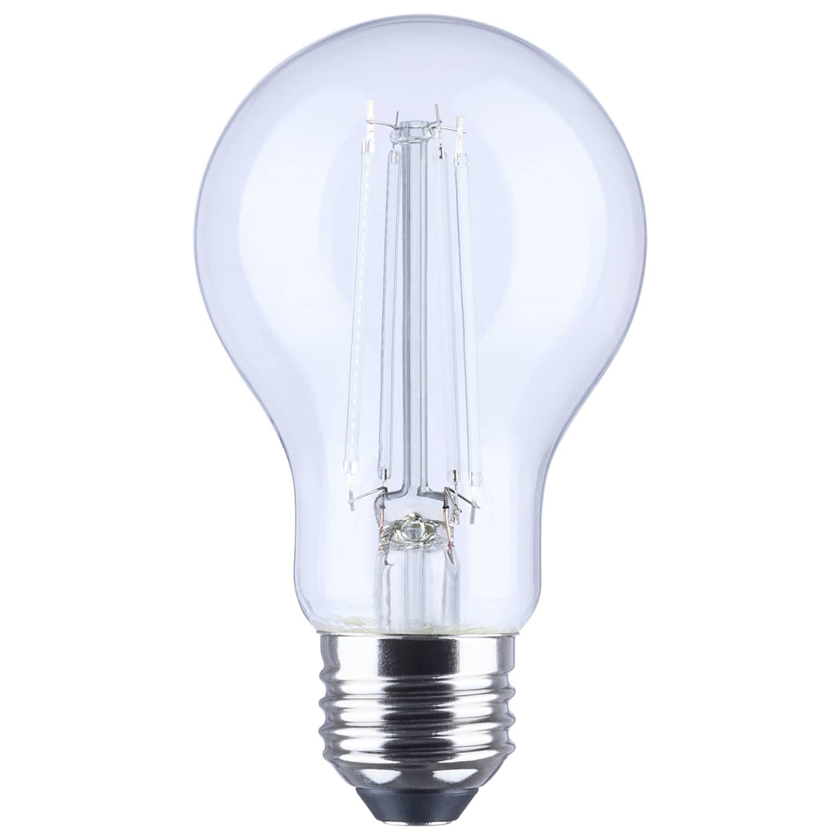 Satco S14391 6 Watt LED A19 Straight Filament Black Light Glass 120 Volt 1-Pack