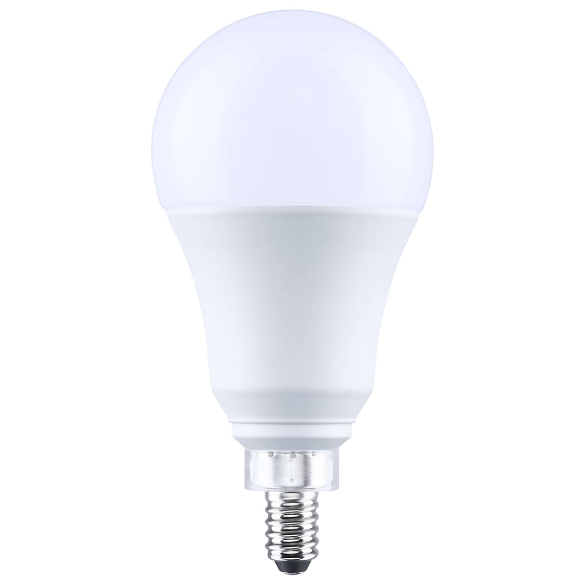 Satco S15149 9.5 Watt A19 LED 5000K CCT 80 CRI Candelabra Base Plastic Dimmable 120 Volt