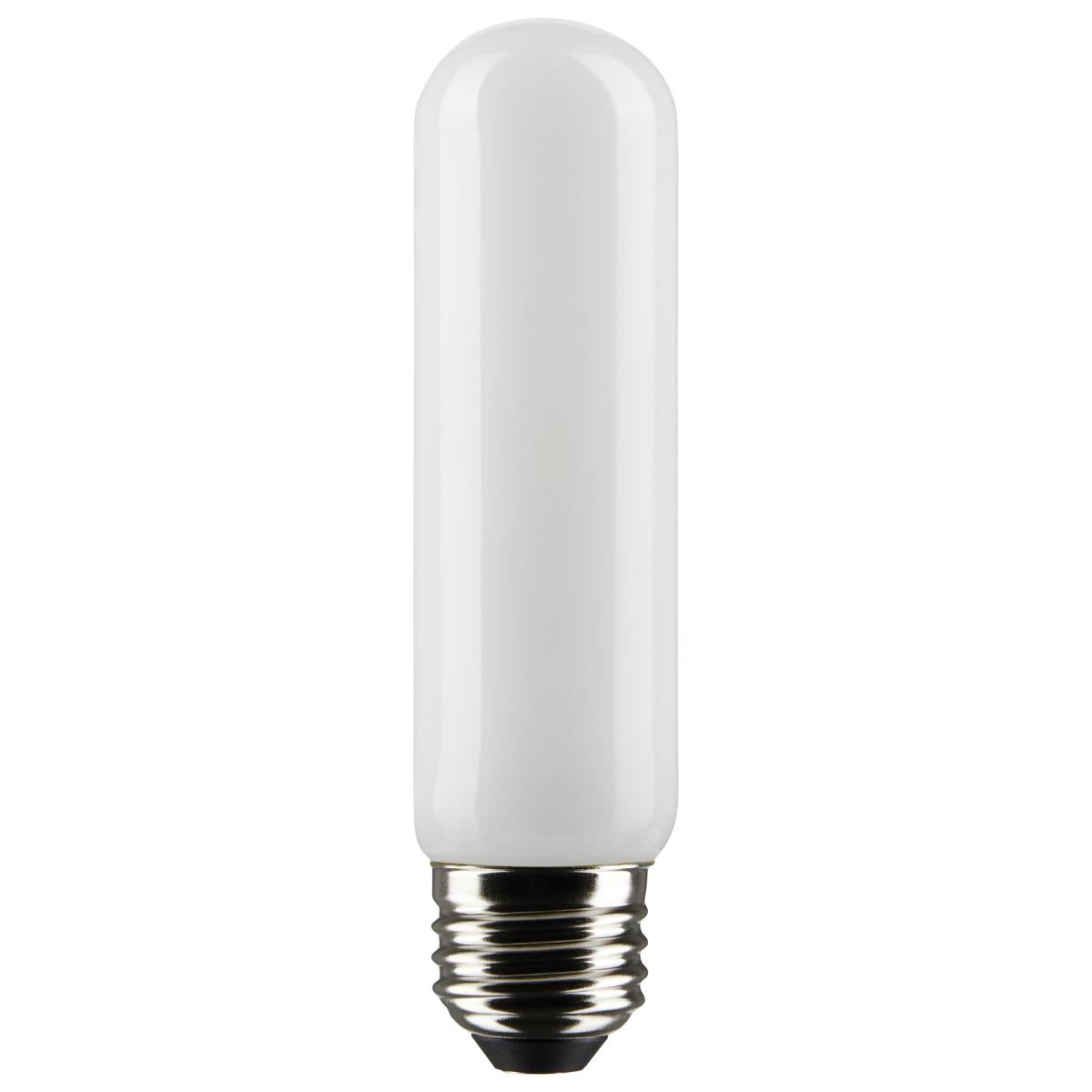 Satco S21864 5.5 Watt T10 LED Frosted Medium Base 3000K 450 Lumens 120 Volt 2-Pack