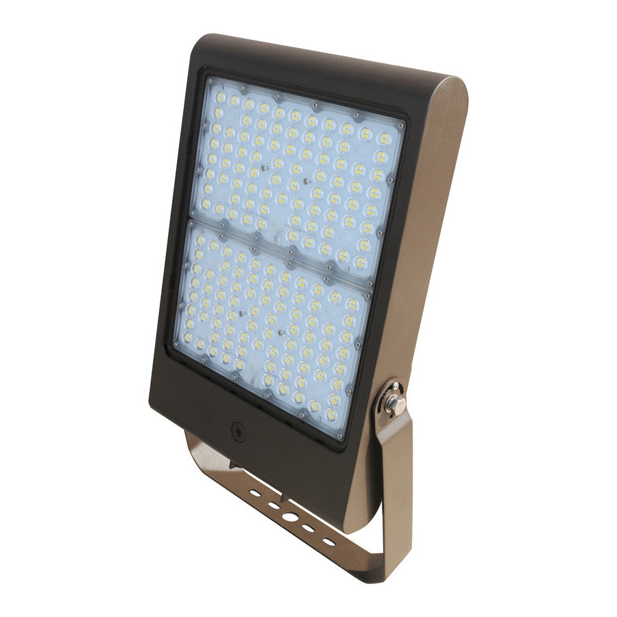 Eiko 12126 BOX2/PS300/750/VD/BZ Flood Light 300/240/200/150W 70CRI 5000K 277-480V 0-10V DIM 7-Pin NEMA Short Cap Bronze