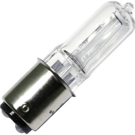 Plusrite 3451 JD100/CL/BA15D 100 Watt Halogen Light Bulb T4 DC Bayonet Base Clear