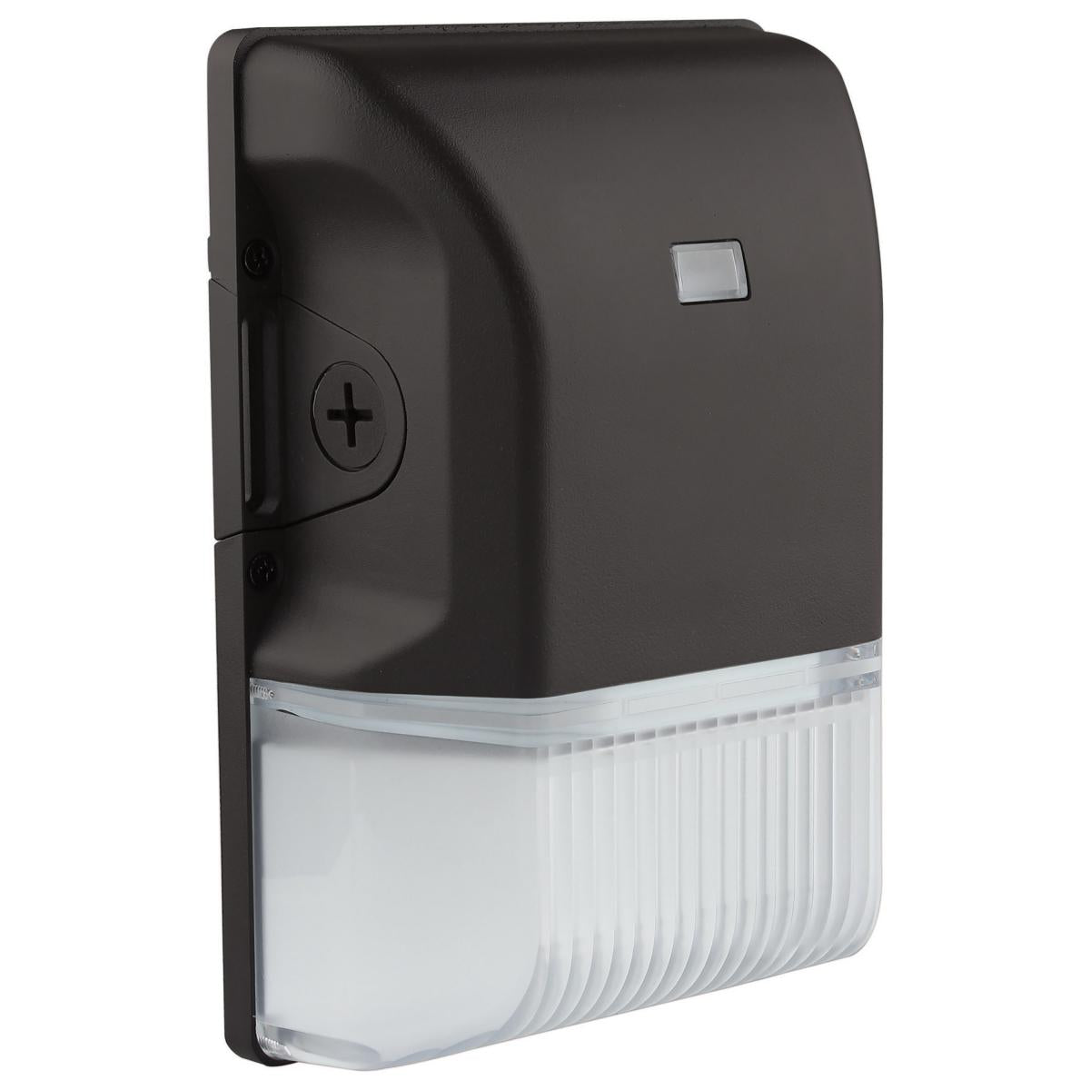 Satco 65-747 LED Small Wall Pack; 20W; CCT Selectable 3K/4K/5K; Black Finish; 100-277V