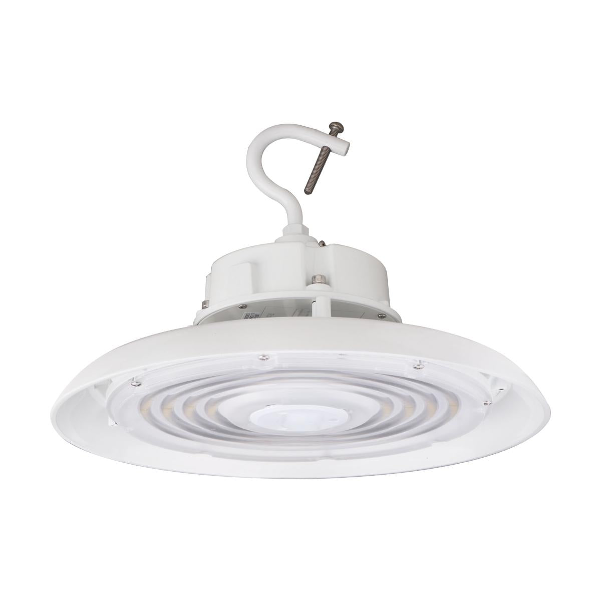 Satco 65-791R1 100W UFO LED High Bay 14000 Lumens 4000K 120-277 Volt 0-10V Dimmable White Finish