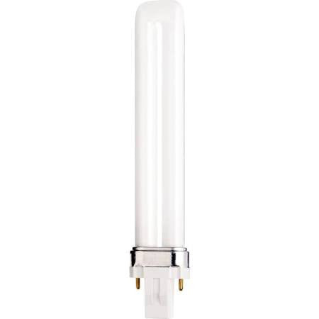 Sylvania 21272 CF9DS/827/Eco CFL 9W Dulux S Single 2 Pin Base 2700K