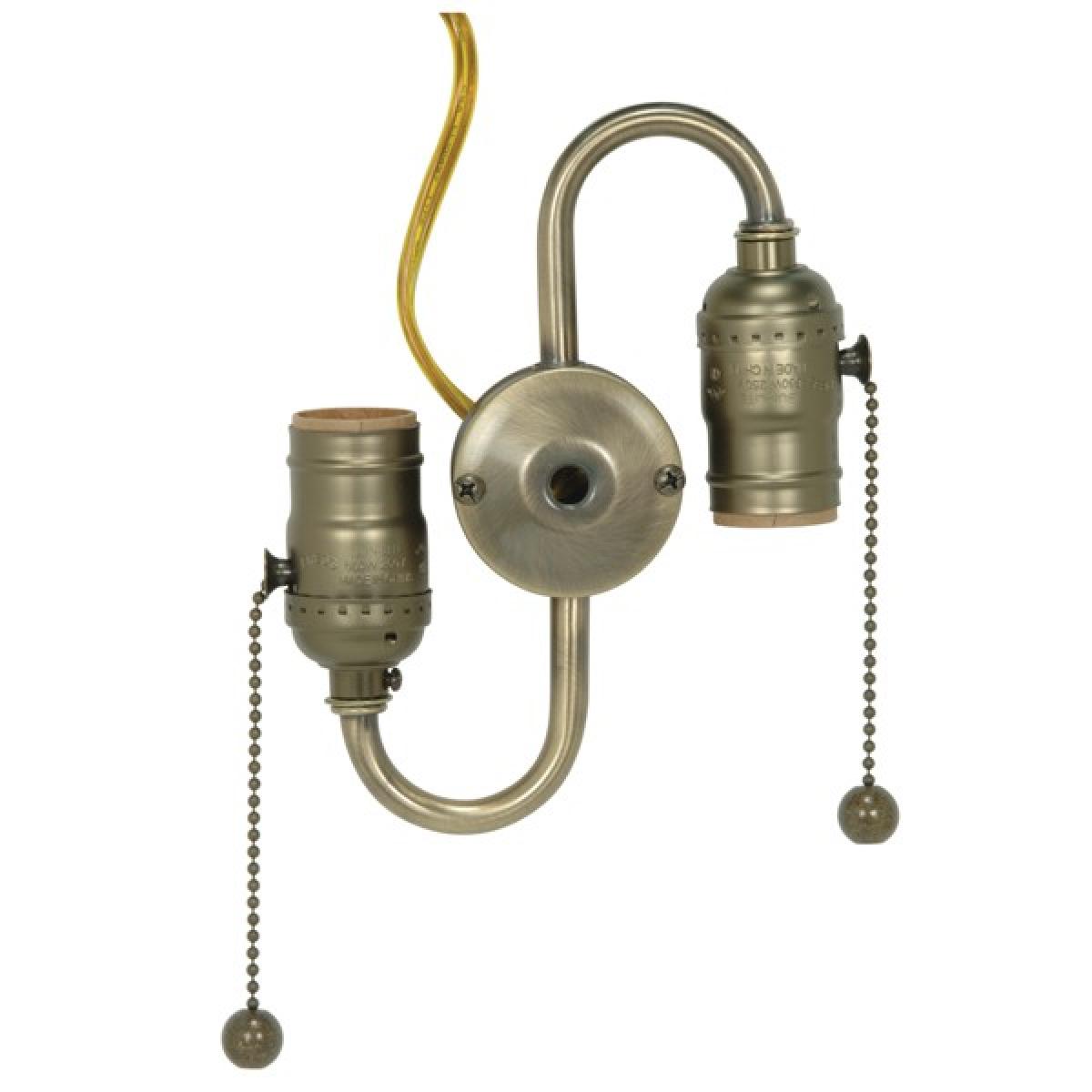Satco 80-1525 14' 18/2 SPT-2 105 Clear Gold Wire &18AWM 105 Internal Wire, 7' Centers