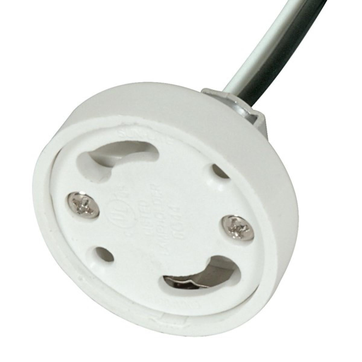 Satco 80-2594 CFL Self Ballast For GU24 60" 18 AWM 105C Leads U-Channel 1/8 IP Hickey 1-1/4" Height