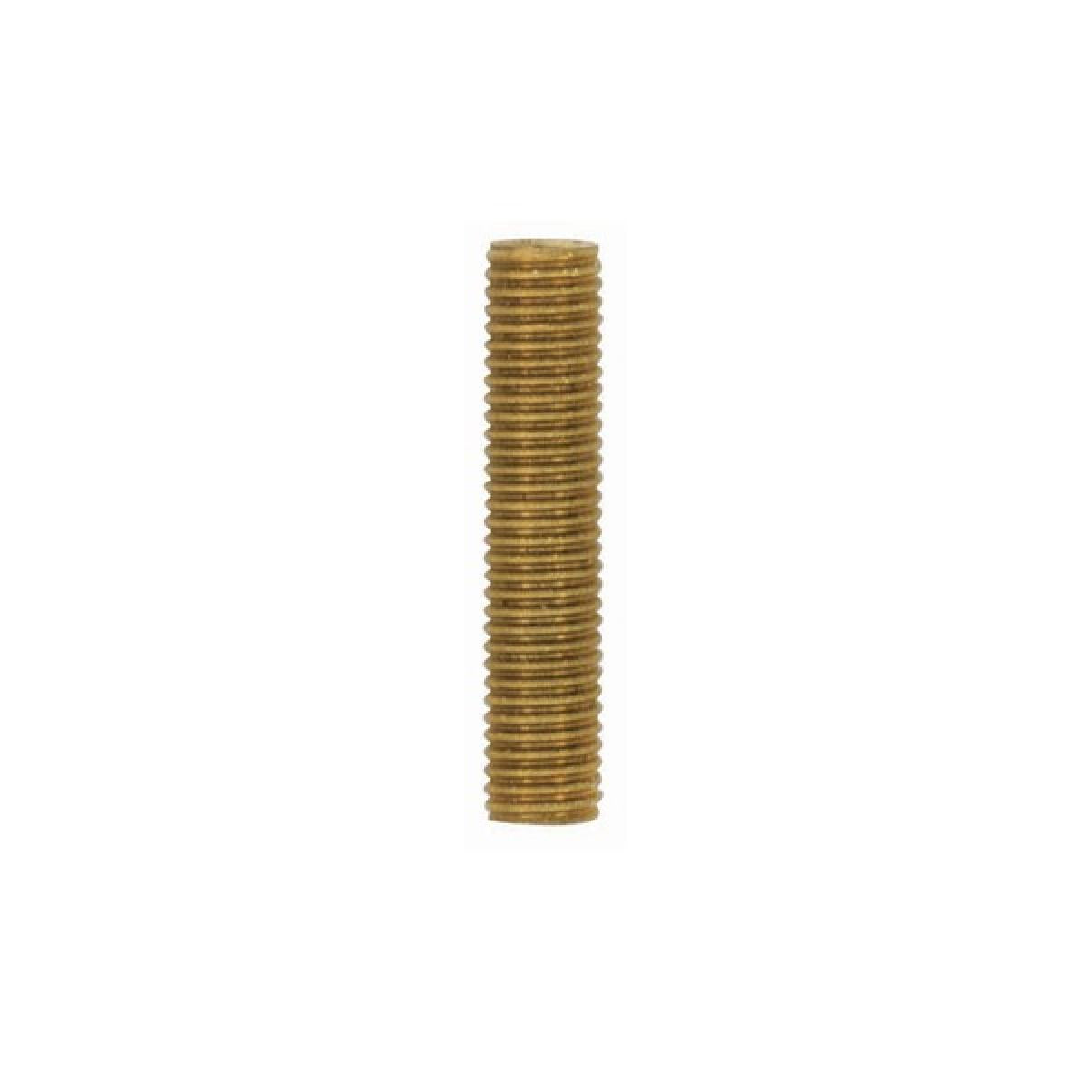 Satco 90-1188 1/8 IP Solid Brass Unfinished 1-1/2" Length 3/8" Wide