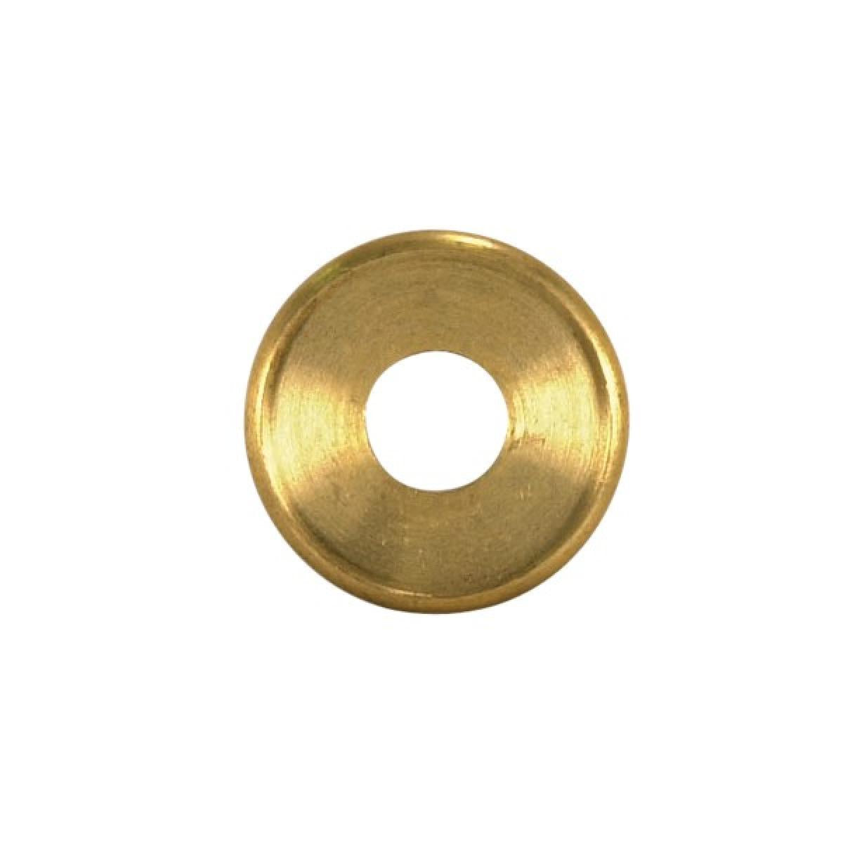 Satco 90-1594 Turned Brass Check Ring 1/8 IP Slip Unfinished 5/8" Diameter