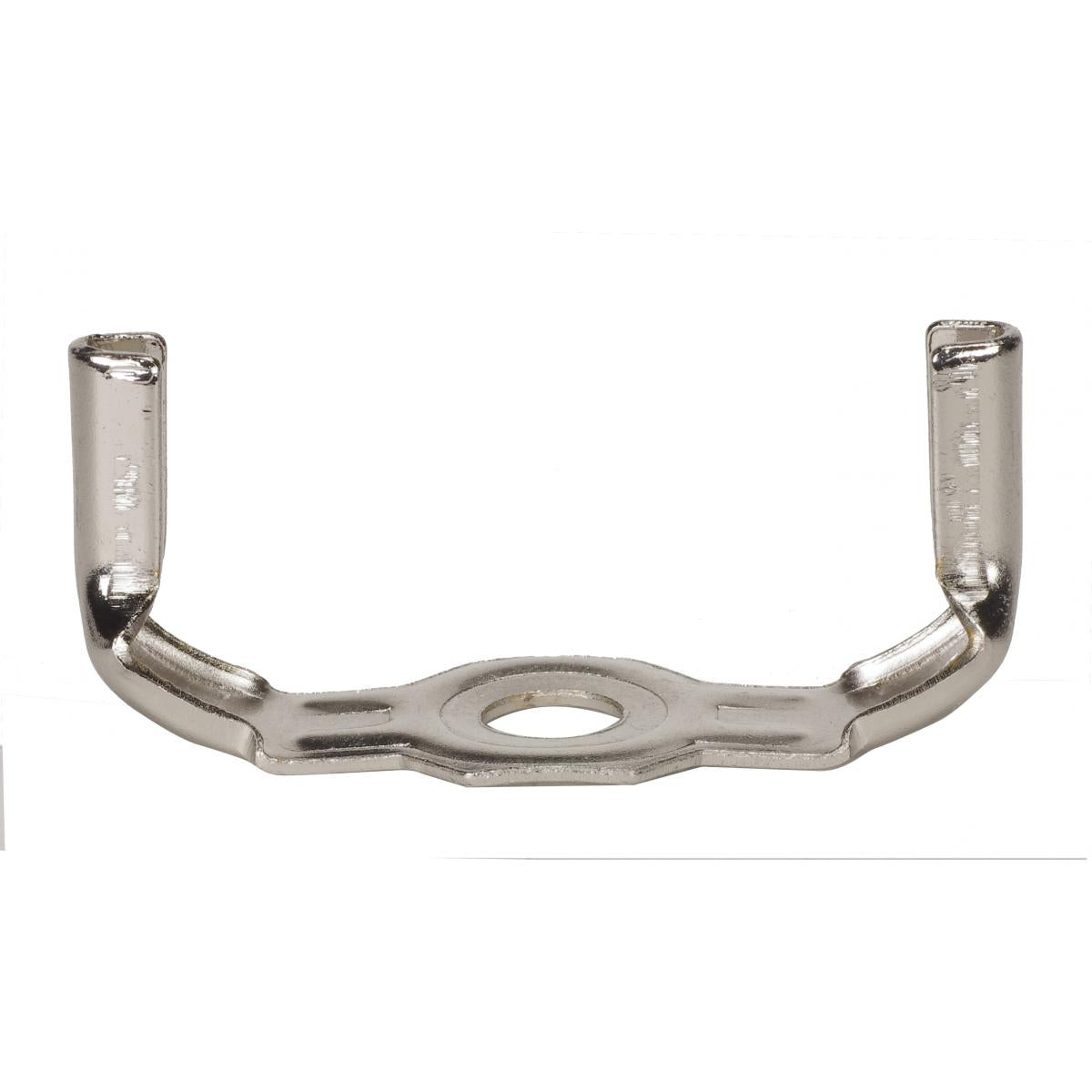 Satco 90-2341 Wide Heavy Duty Saddle For CFL Nickel Plated 1/8 IP