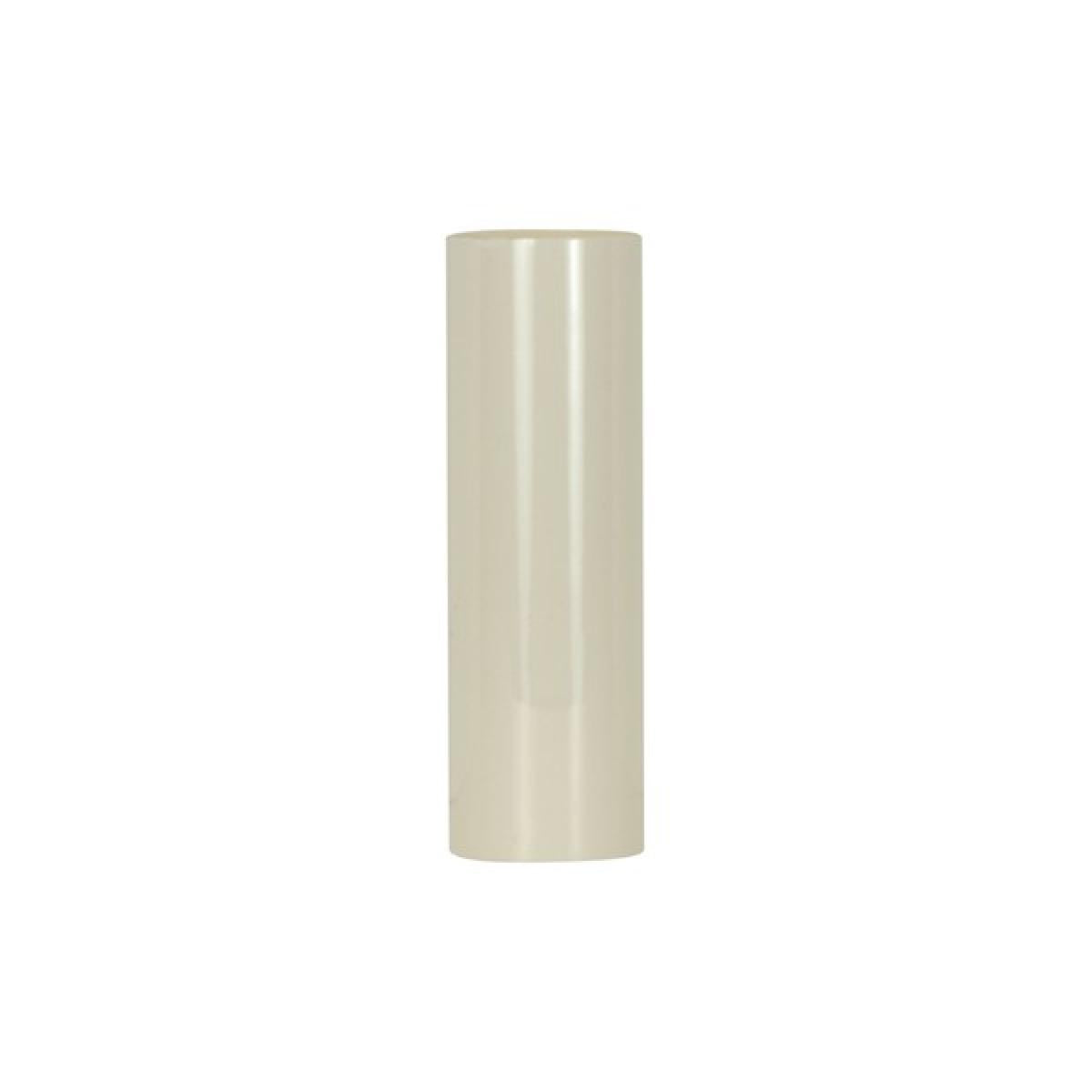 Satco 90-2448 Plastic Candle Cover Cream Plastic 1-3/16" Inside Diameter 1-1/4" Outside Diameter 12" Height