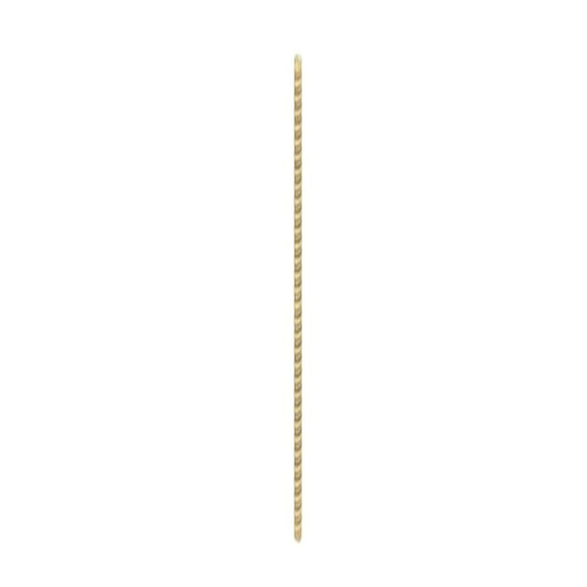 Satco 90-5201 1/8 IP Steel Yellow Zinc Plated 48" Length 3/8" Wide