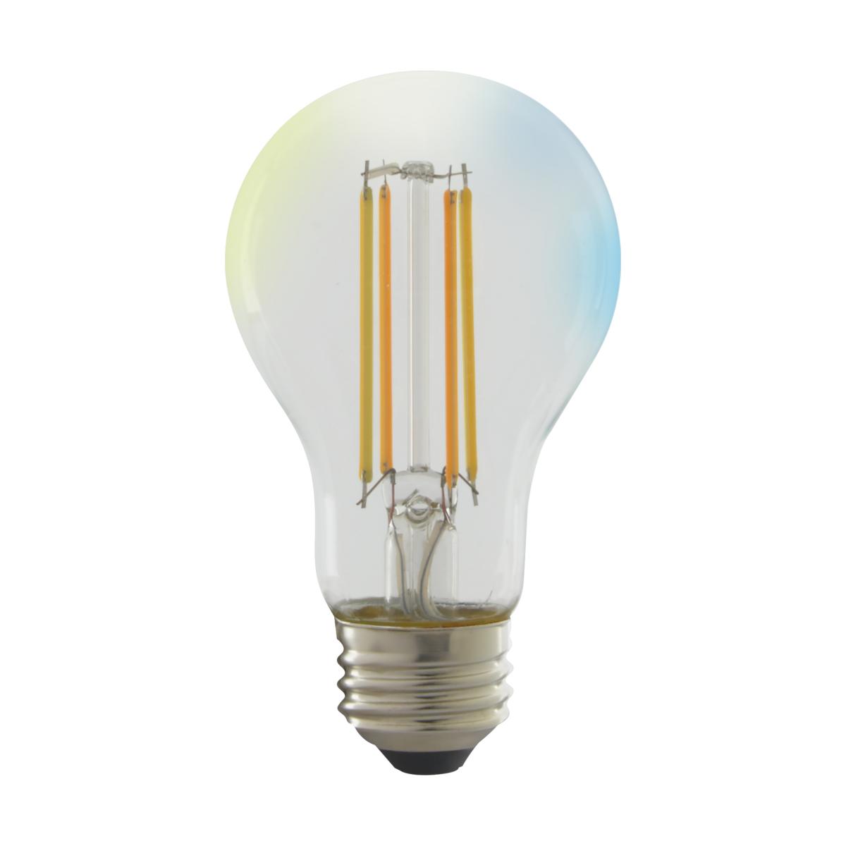 Satco S11250 5 Watt A19 LED Tunable White Clear Starfish IOT 120 Volt 450 Lumens