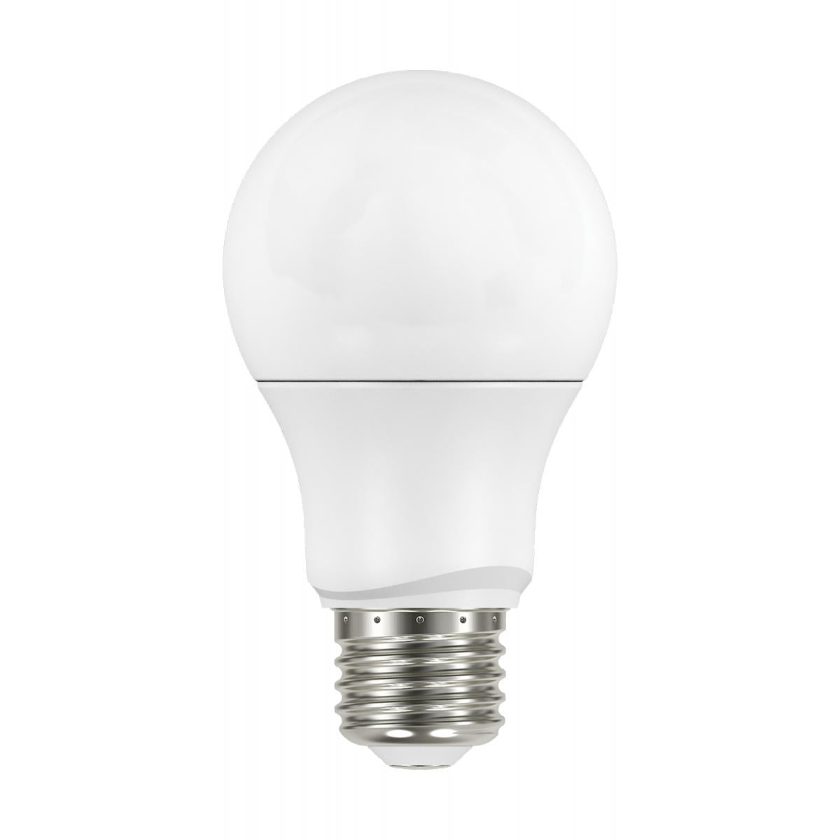 Satco S11415 9.5 Watt A19 LED 3000K Dimmable Medium base 230 deg. Beam Angle 4-pack
