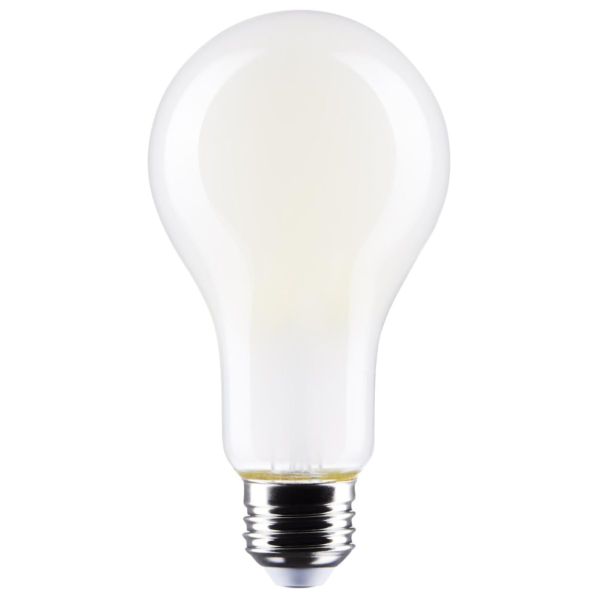 Satco S12450 21 Watt A23 LED Frost Finish Medium base 3000K 120 Volt