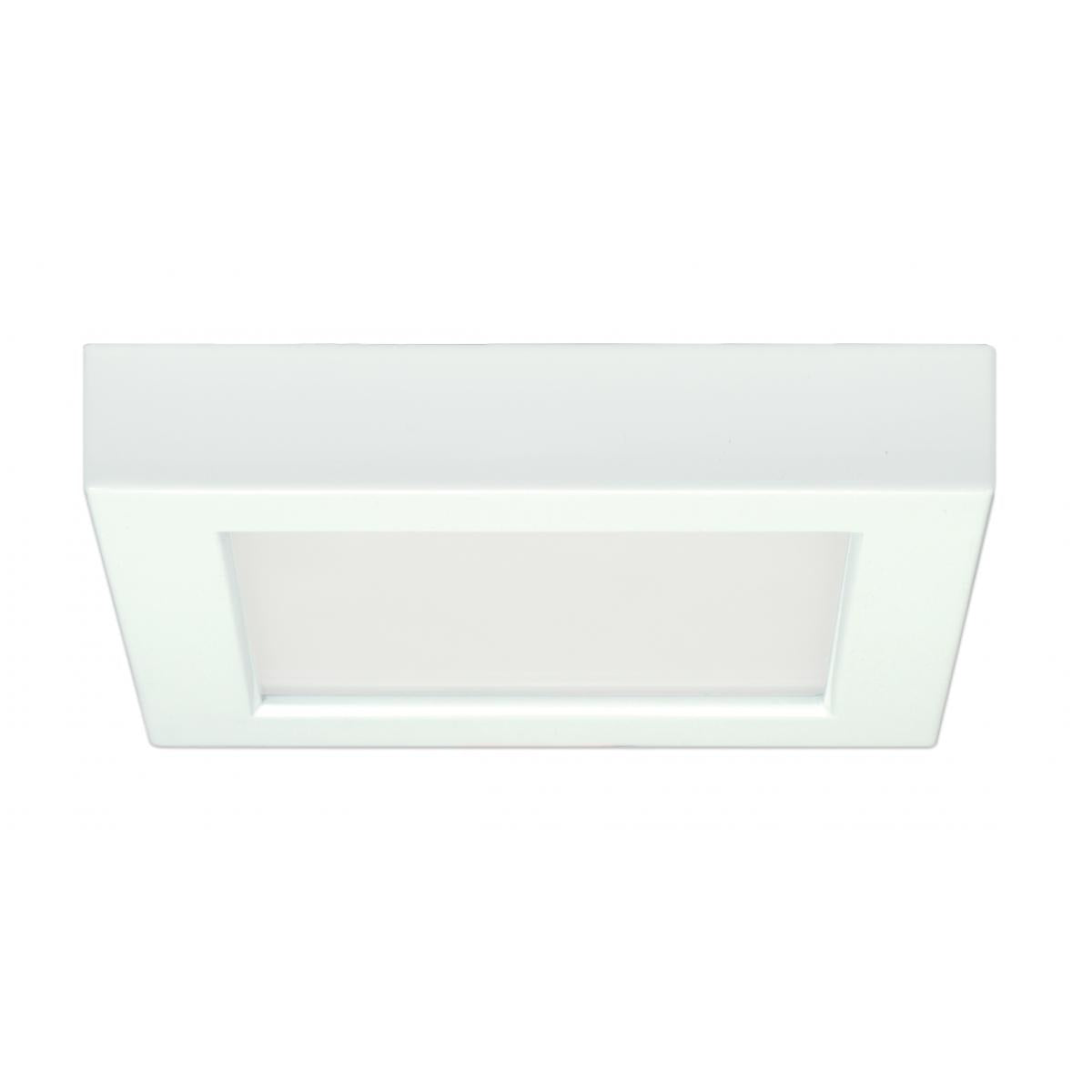 Replacement for Satco S21506 10.5 watt 5.5" Flush Mount LED Fixture 5000K Square Shape White Finish 120 volts - NOW 62/1704