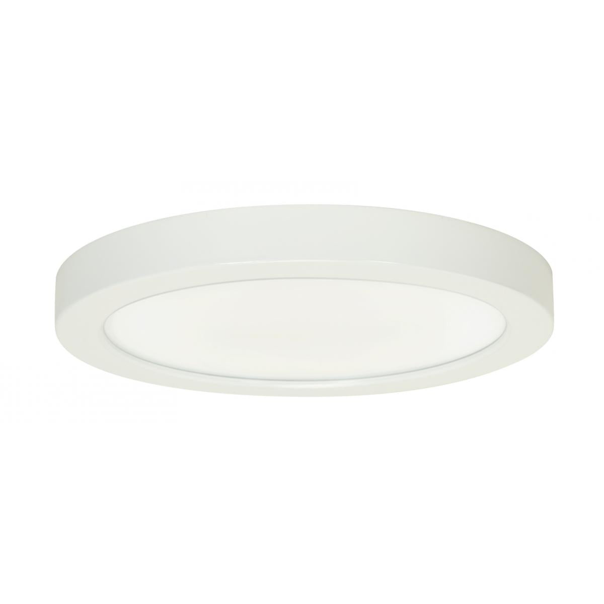 Replacement for Satco S21513 18.5 watt 9" Flush Mount LED Fixture 3000K Round Shape White Finish 120 volts 0-10V Dimming - NOW 62/1756