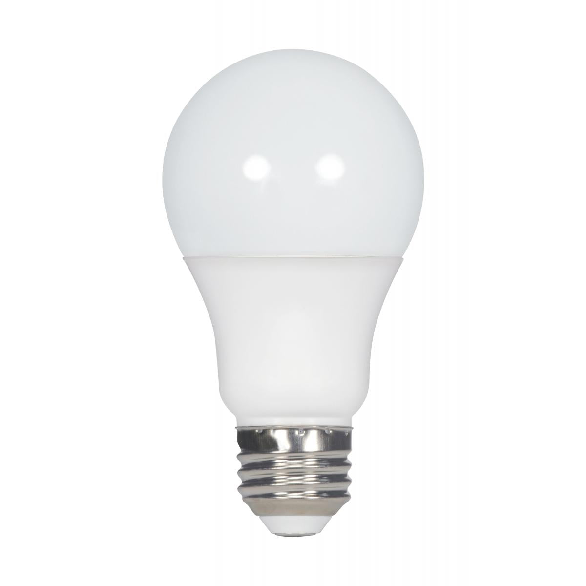 Satco S28557 5.5 Watt A19 LED Frosted 2700K Medium base 120 Volt 4-pack