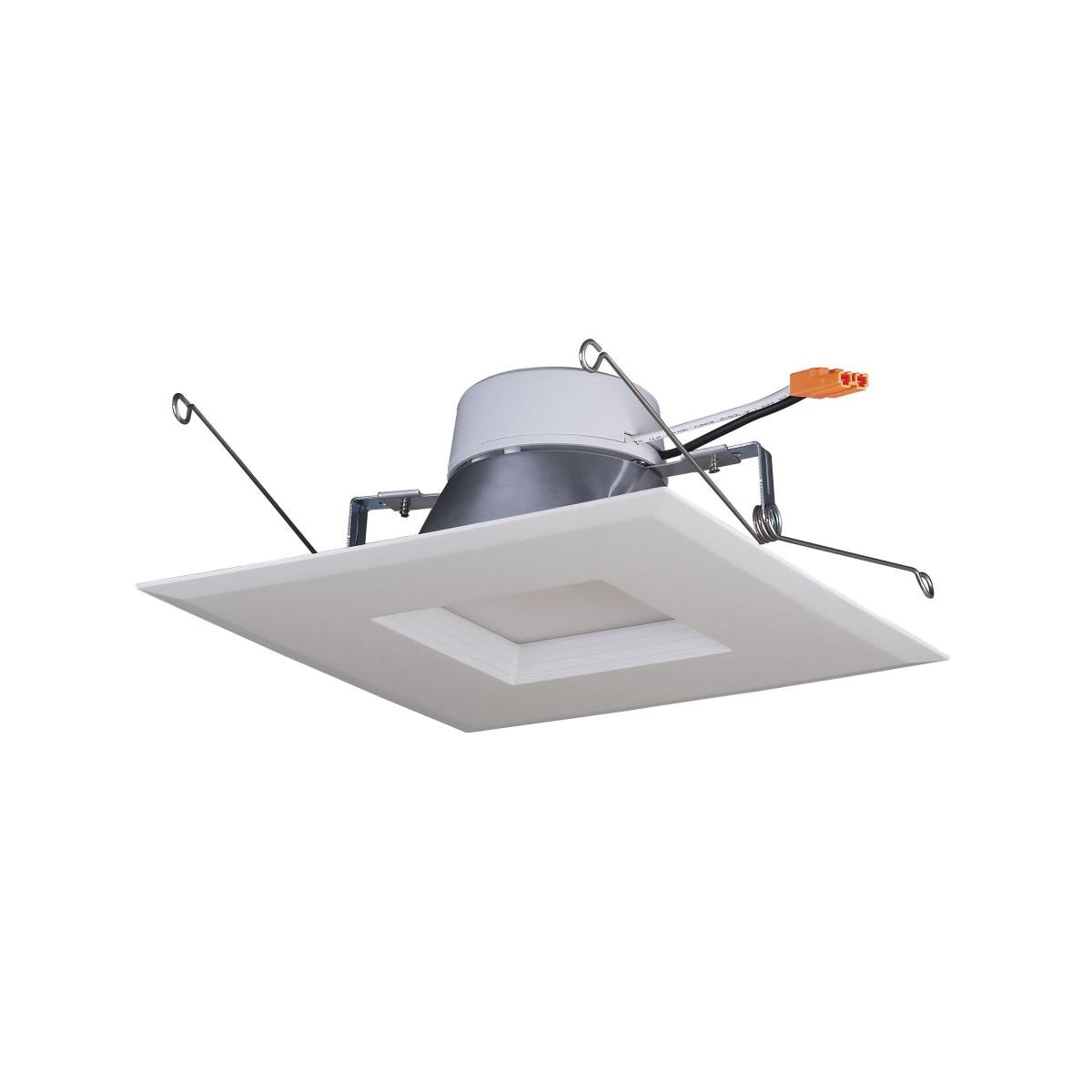 Replacement for Satco S39771 11.5 watt LED Downlight Retrofit 5-6 inch square shape 3000K 120 volt White Finish - NOW S11821