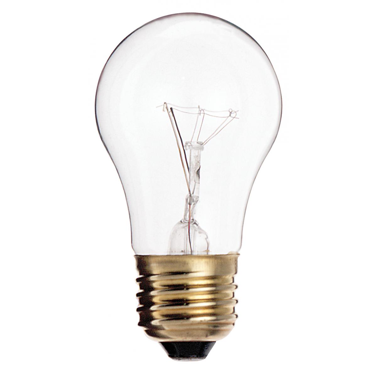 Replacement for Satco S8526 40A15/CL/4PK/130V 40 Watt A15 Clear Medium base 130 Volt 4-Pack - NOW S3810