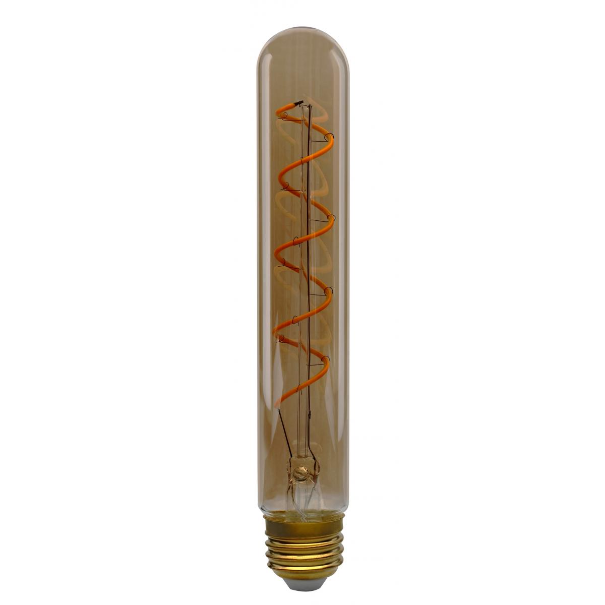 Satco S9971 4.5T9/SPIRAL/LED/AMB/120V 4.5 Watt T9 LED Amber Medium base 2000K 240 Lumens 120 Volt