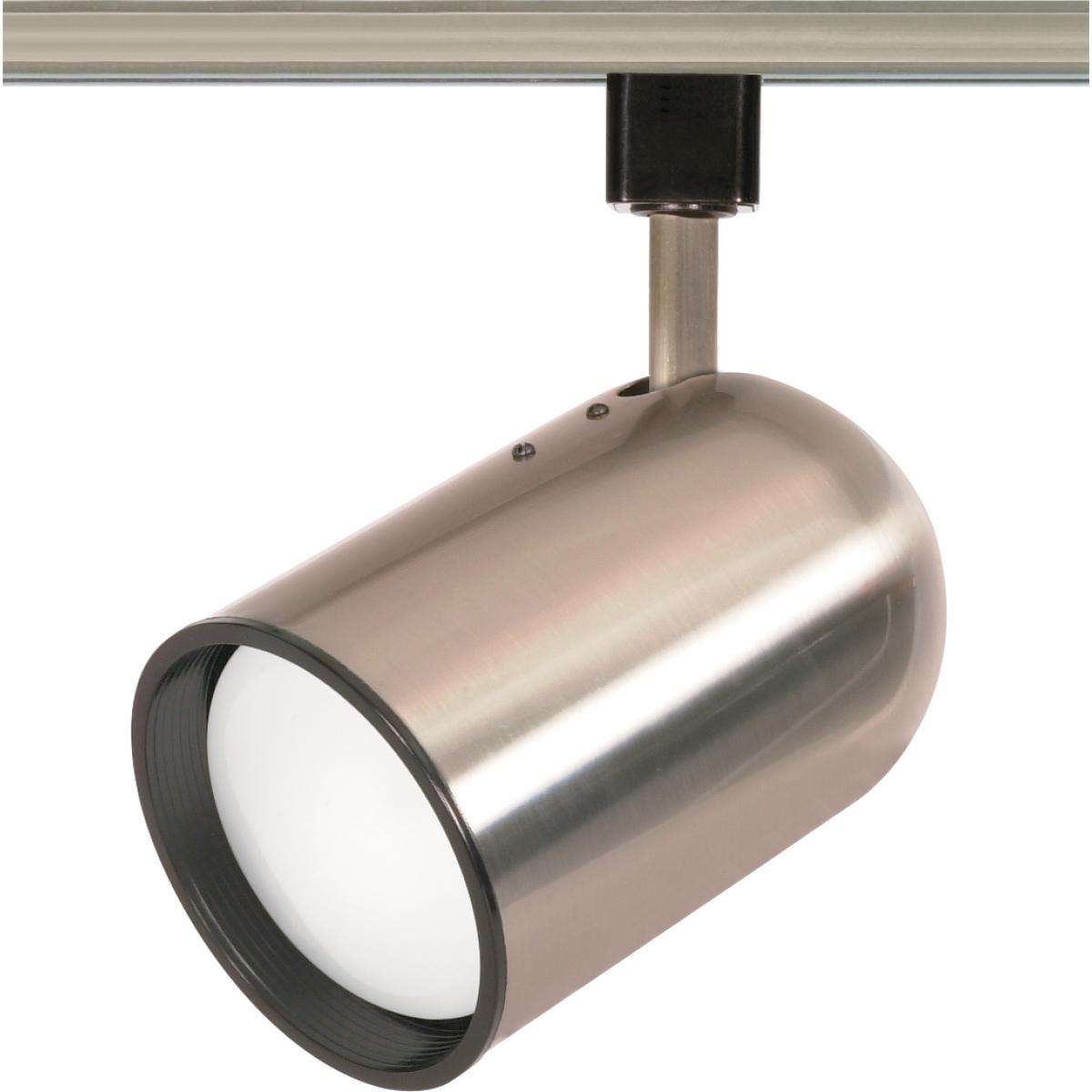 Satco TH306 1 Light - R30 - Track Head - Bullet Cylinder - Brushed Nickel Finish
