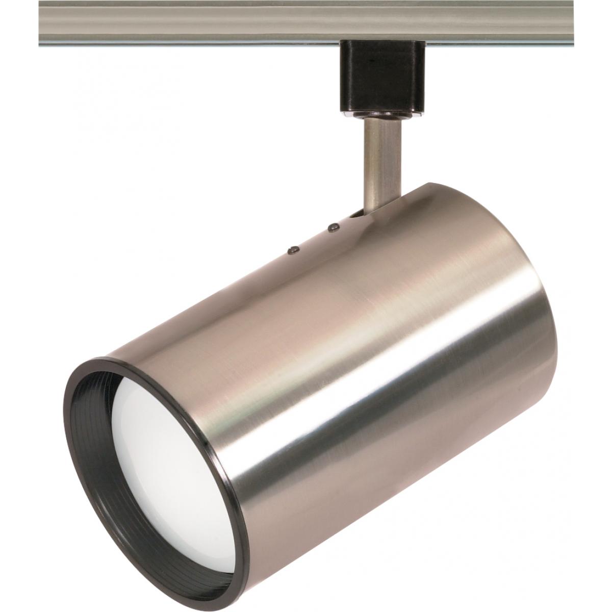 Satco TH308 1 Light - R30 - Track Head - Straight Cylinder - Brushed Nickel Finish