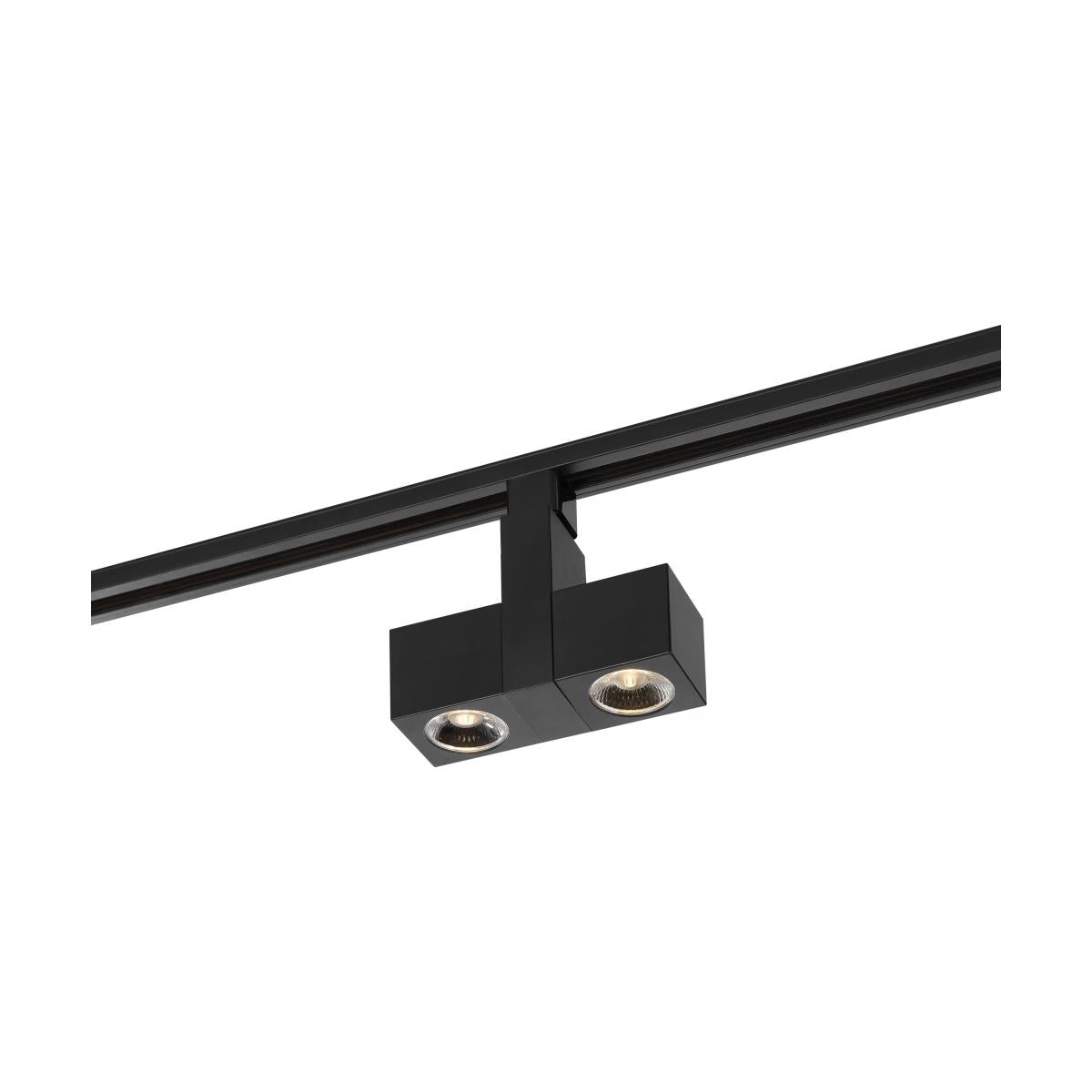 Satco TH484 LED 24 Watt Track Head Dual Square Black 24 deg. Beam Angle