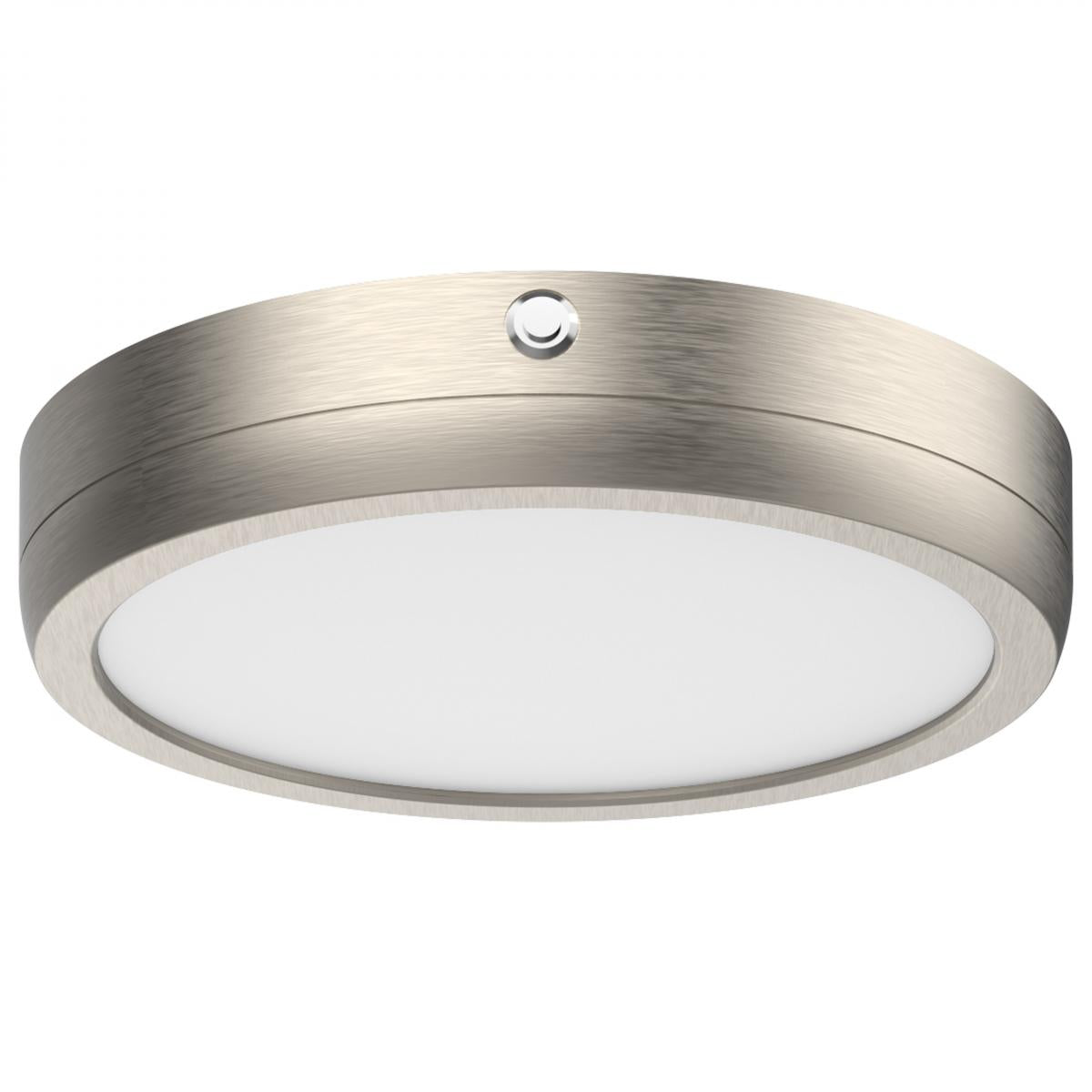 Satco 62-1723-EM Blink Pro EM Battery Backup 9 Inch Round Shape Brushed Nickel Finish