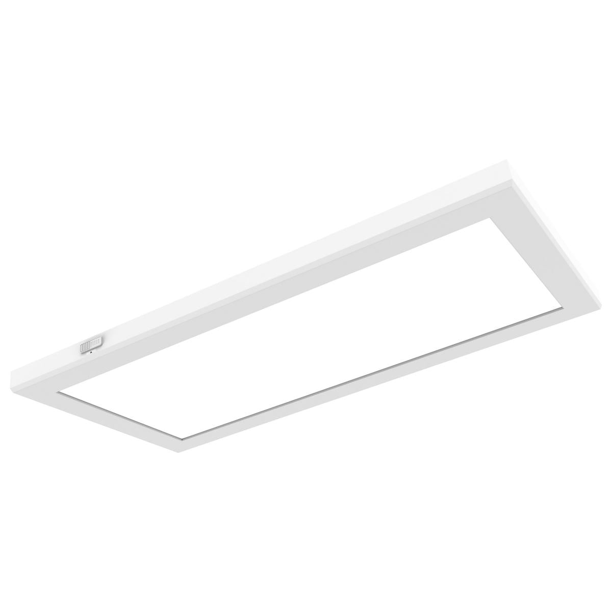 Satco 62-1773 Blink Pro Plus 24 Watt 12 in. x 24 in. Surface Mount LED CCT Selectable 90 CRI White Finish 120/277 Volt Rectangular Shape