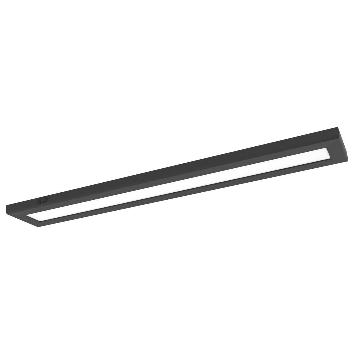 Satco 62-1781 Blink Pro Plus 32 Watt 5.5 in. x 36 in Surface Mount LED CCT Selectable 90 CRI Black Finish 120/277 Volt Rectangular Shape