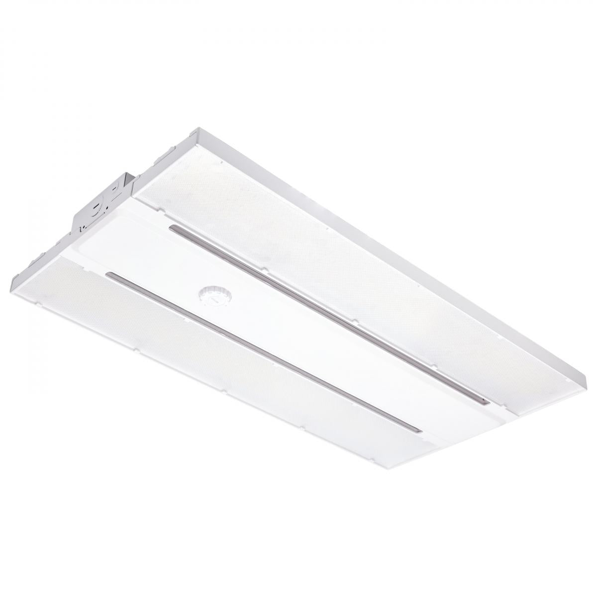 Satco 65-1013 LED Linear High-Bay With Interchangeable Lens 275W/300W/320W Wattage Selectable 3K/4K/5K CCT Selectable