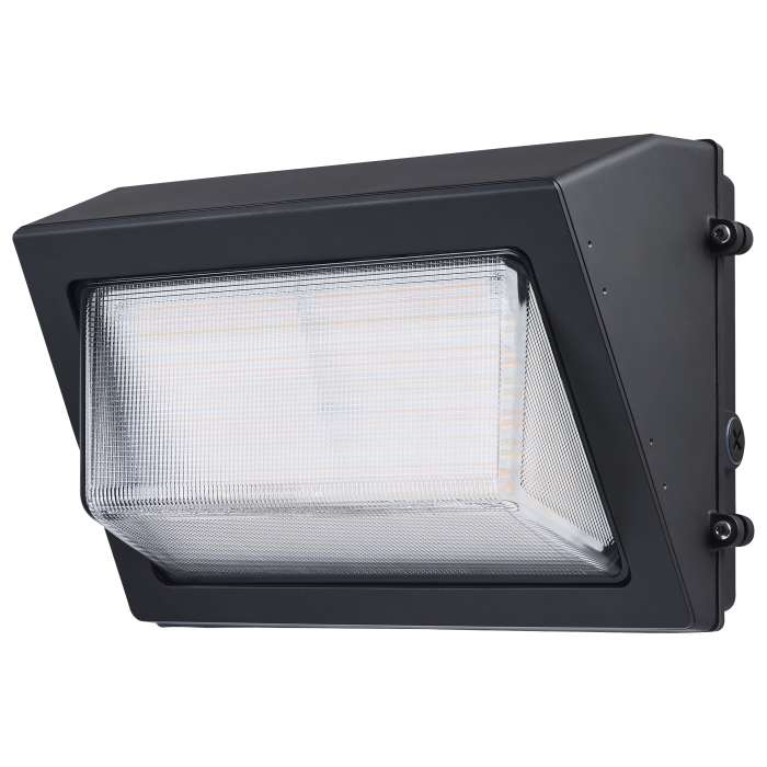 Satco 65-1501 120/100/80 Wattage Selectable LED Wall Pack  3K/4K/5K CCT Selectable  60/90/110 Beam Angle Selectable  120-347 Volt  Bronze Finish