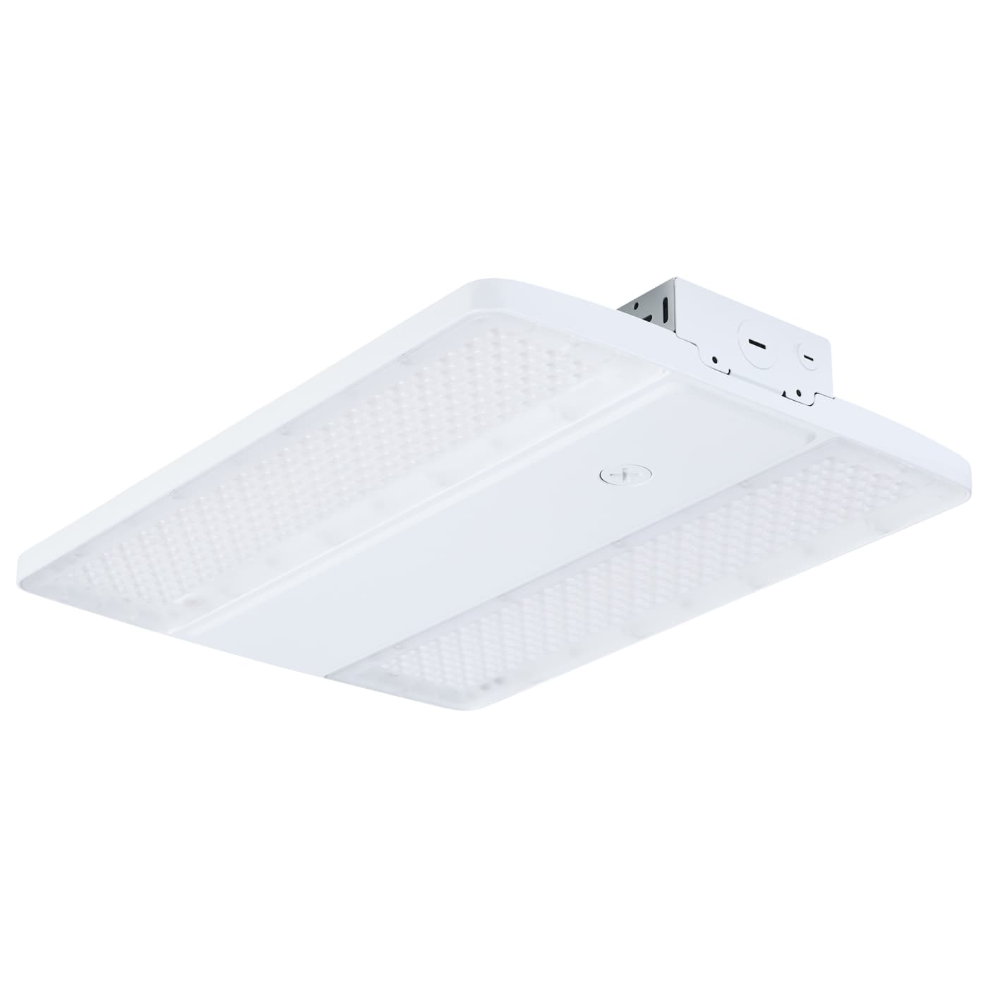 Satco 65-1511 LED Linear High Bay  160/135/120 Wattage Selectable  3K/4K/5K CCT Selectable  Beam Angle Selectable  White Finish  120-347 Volt