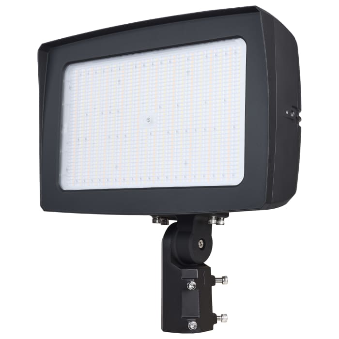 Satco 65-1543 LED Flood Light  300/250/200 Wattage Selectable  3K/4K/5K CCT Selectable  Beam Angle Selectable  Bronze Finish  120-347 Volt